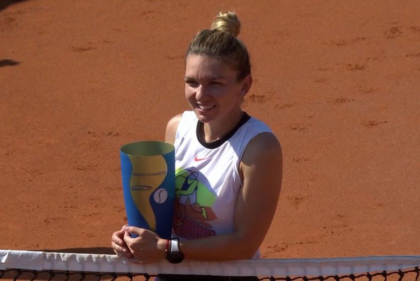 Simona Halep a câștigat turneul de la Praga // foto: Twitter @ WTA Insider