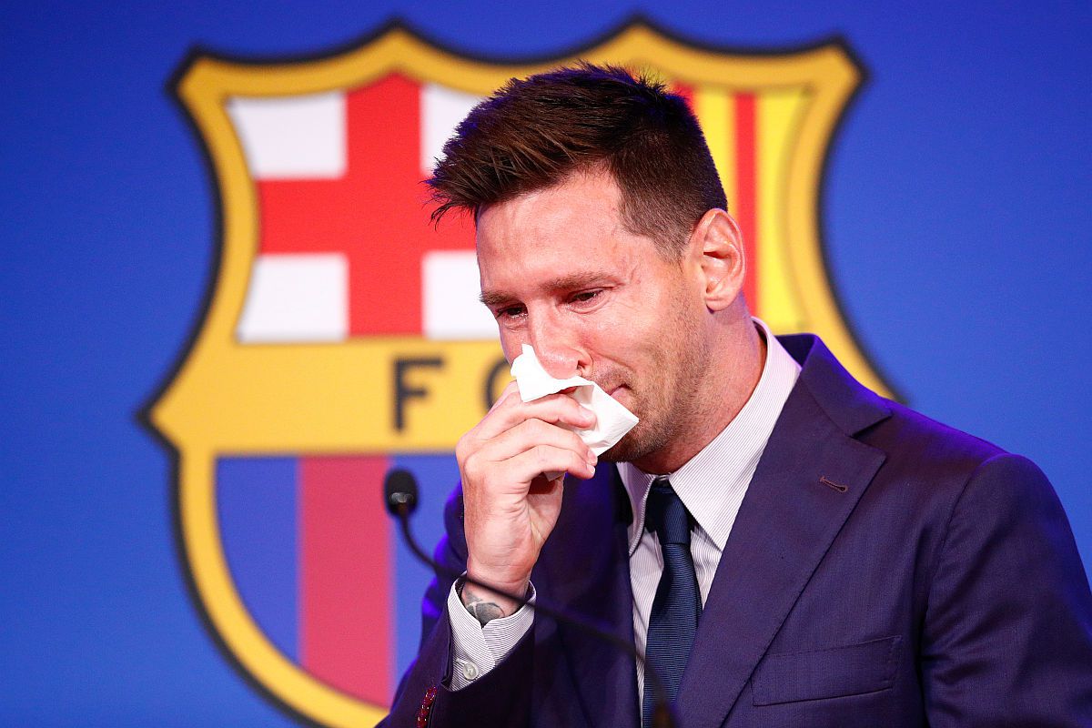 Au scos șervețelul lui Messi la vânzare! Suma uriașă care se cere după conferința de la Barcelona