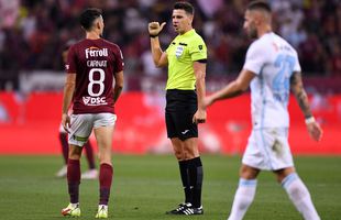 Eroare de arbitraj în controversa derby-ului Rapid - FCSB! + GSP a schimbat notele brigăzii