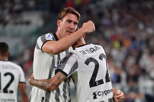 Vlahovic sărbătorește reușita din Juventus - Sassuolo / FOTO: GettyImages