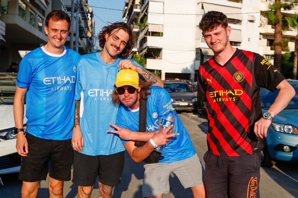 Suporteri Supercupa Europei Manchester City - Sevilla