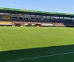 Gazonul arenei lui Nordsjaelland, „Right to Dream Park”, arată impecabil (foto: Marius Mărgărit)