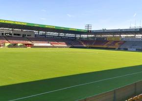 Gazonul lui Nordsjaelland, impecabil » Imagini de pe arena pe care FCSB speră să obțină calificarea în play-off-ul Conference League