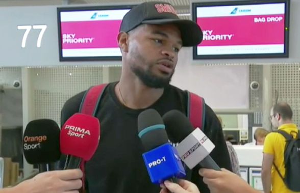 Ce a declarat Malcom Edjouma pe aeroport, la plecarea din România: „E un pas mare pentru mine!”