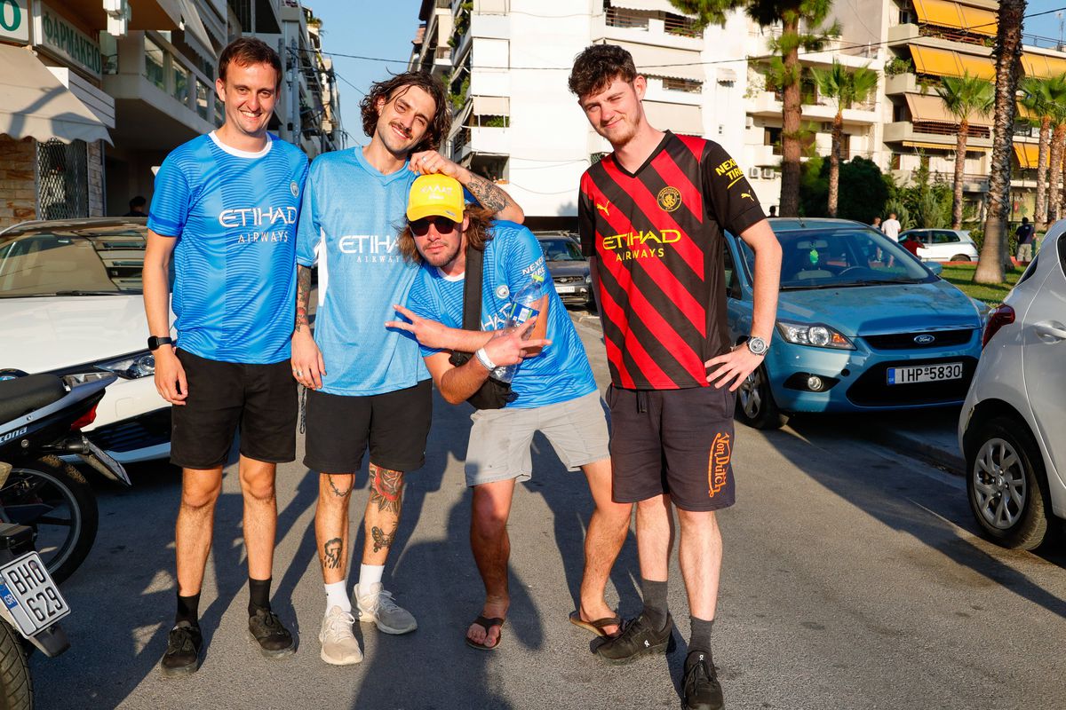 Suporteri Supercupa Europei Manchester City - Sevilla