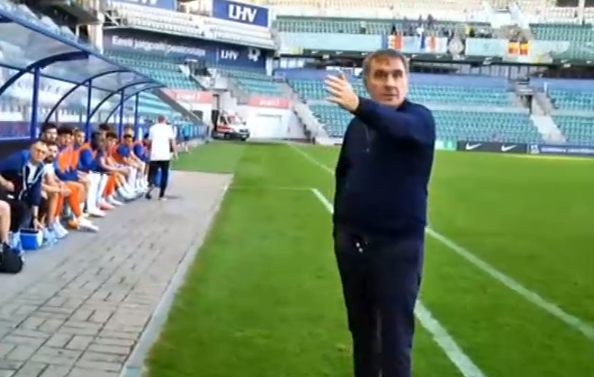 Gică Hagi, nervos încă din minutul 2 la Tallinn » Ce l-a enervat pe „Rege”