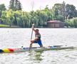 Cătălin Chirilă la un antrenament pe lacul Snagov FOTO Raed Krishan