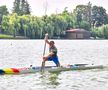 Cătălin Chirilă la un antrenament pe lacul Snagov FOTO Raed Krishan