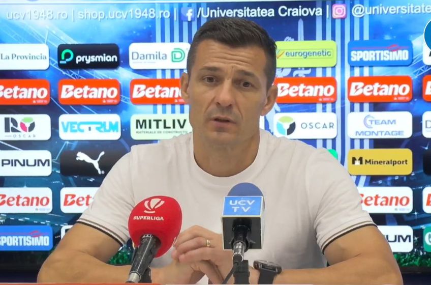 Universitatea Craiova - Gloria Buzău 5-1. Costel Gâlcă (52 de ani), tehnicianul oltenilor, a confirmat plecarea lui Alexandru Crețu (32 de ani). Mijlocașul va evolua Al-Wahda, formație din Emiratele Arabe Unite.