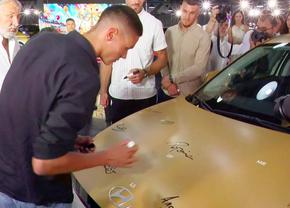 David Popovici a părăsit salonul auto de la Otopeni cu două automobile de la Țiriac: „Am venit doi oameni cu o mașină, plecăm cu trei!”