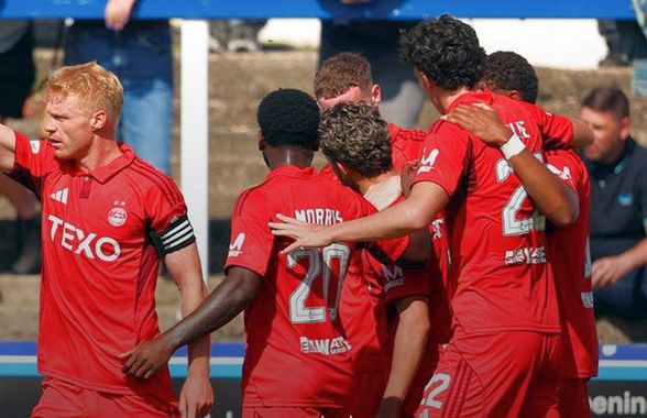 Ce a făcut Aberdeen, cu 5 zile înaintea turului cu FCSB din play-off-ul Europa League