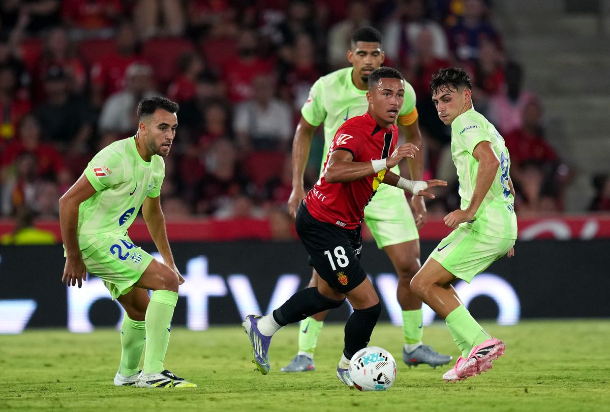 Mallorca - Barcelona, palpitant doar în prima repriză » Trei goluri și două „roșii” în prima etapă din La Liga