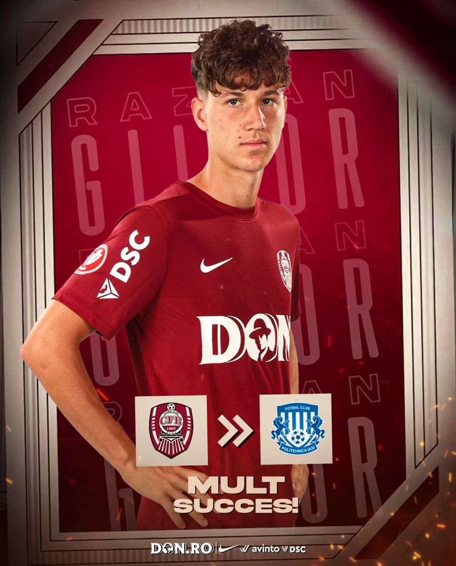 CFR Cluj și-a cedat jucătorul la alt club din România » A adus în schimb un atacant: „A semnat pe doi ani”