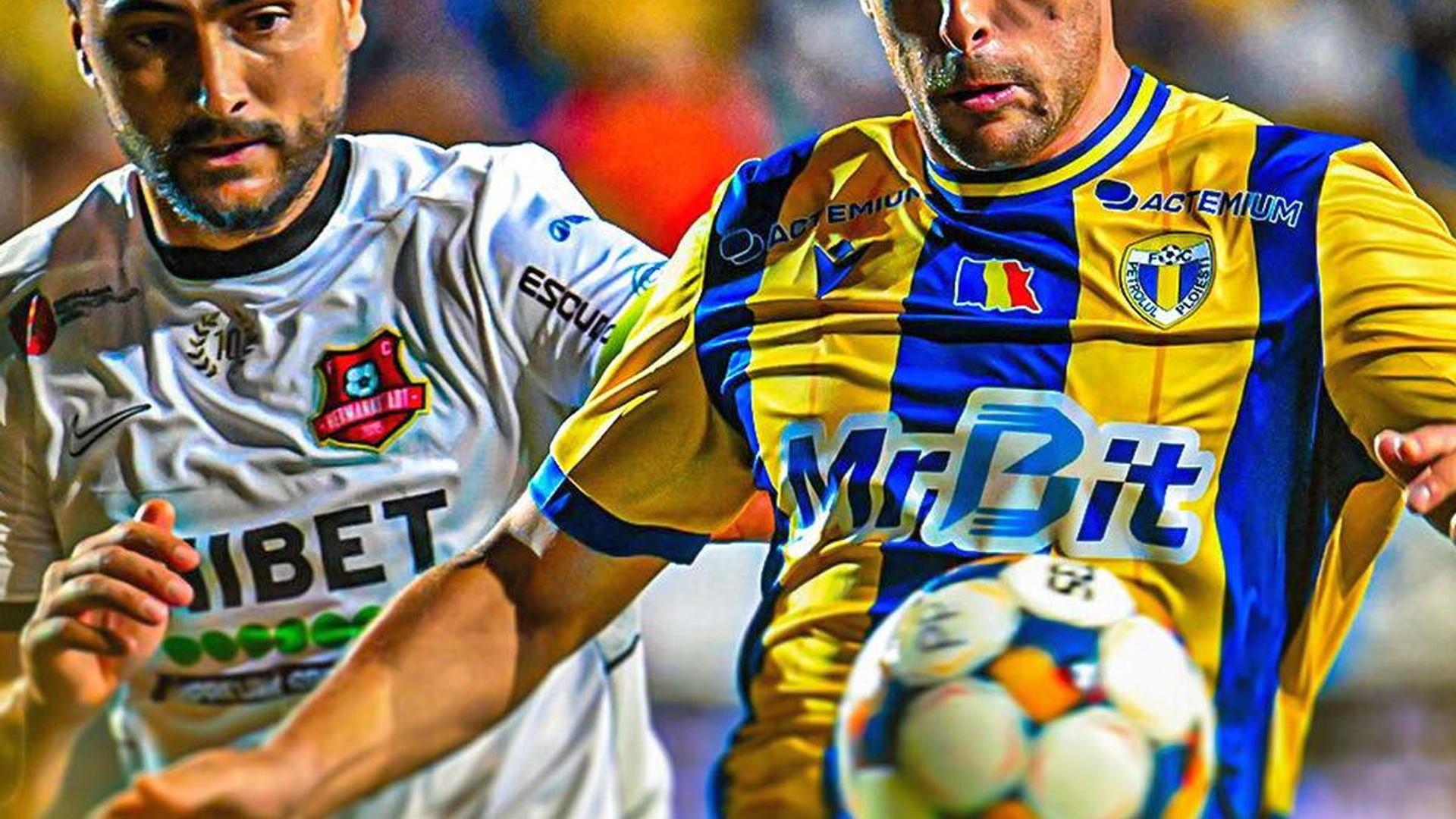 Formatiile probabile Petrolul Ploiești și FC Hermannstadt pe teren la stadionul Ilie Oană în meci decisiv pentru clasament play-out Liga 1. | sursa foto: Gazeta Sporturilor