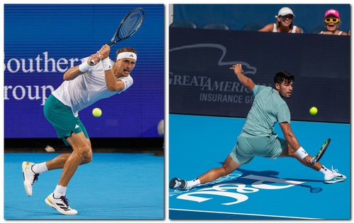 Alexander Zverev și Carlos Alcaraz, duel în semifinale la Cincinnati Foto: Imago Images