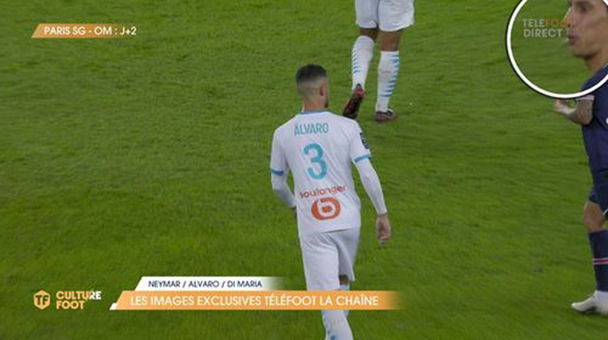 FOTO Dovada că Di Maria l-a scuipat pe Alvaro la PSG - Marseille și Neymar l-a lovit și pe Sakai! Argentinianul nu a fost eliminat pe teren, dar ar putea fi suspendat pentru gestul său