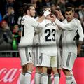 Sergio Reguilon alături de foștii colegi de la Real Madrid