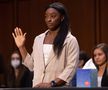 Simone Biles (24 de ani), Aly Raisman (27 de ani) și McKayla Maroney (25 de ani) au apărut și ele în fața comisiei, alături de directorul FBI, Christopher Wray, foto: Imago