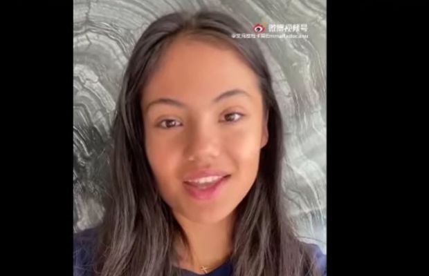 1 milion de afișări în 7h! Videoclipul postat de Emma Răducanu pe Weibo