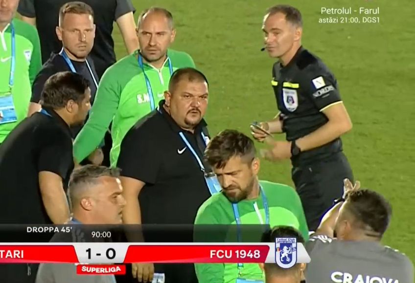 FC Voluntari a învins-o pe FCU Craiova, scor 1-0. Liviu Ciobotariu (51 de ani) a recunoscut superioritatae adversarilor și a vorbit despre momentul tensionat de la final.