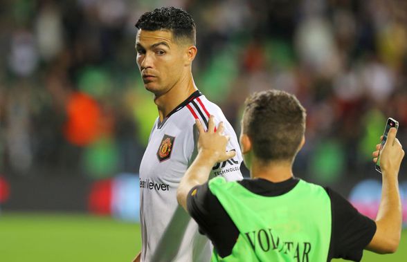 Gestul lui Ronaldo după Sheriff Tiraspol - Manchester United » Ce a făcut când un voluntar a venit să se pozeze cu el după meci