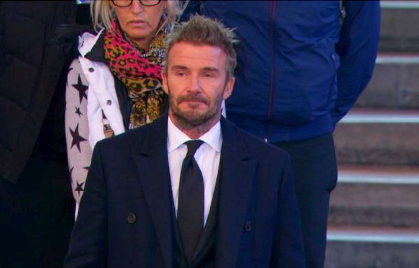 David Beckham (47 de ani) a fost extrem de emoționat în momentul în care oferea un ultim omagiu în memoria Reginei Elisabeta a II-a.