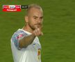 Denis Alibec (31 de ani) a marcat o „dublă” în prima repriză a deplasării pe care Farul o joacă la Ploiești. Reușita secundă a fost încântătoare.