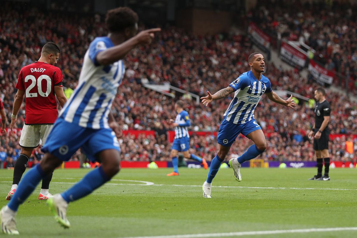 Roberto de Zerbi, recital pe „Old Trafford” » Brighton s-a distrat cu United și urcă pe podium în Premier League