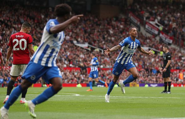 Roberto de Zerbi, recital pe „Old Trafford” » Brighton s-a distrat cu United și urcă pe podium în Premier League