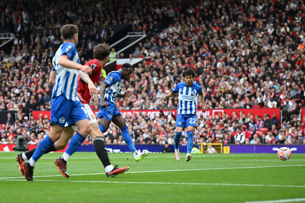 Roberto de Zerbi, recital pe „Old Trafford” » Brighton s-a distrat cu United și urcă pe podium în Premier League