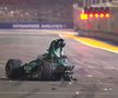 Lance Stroll, accident în MP de Formula 1 din Singapore