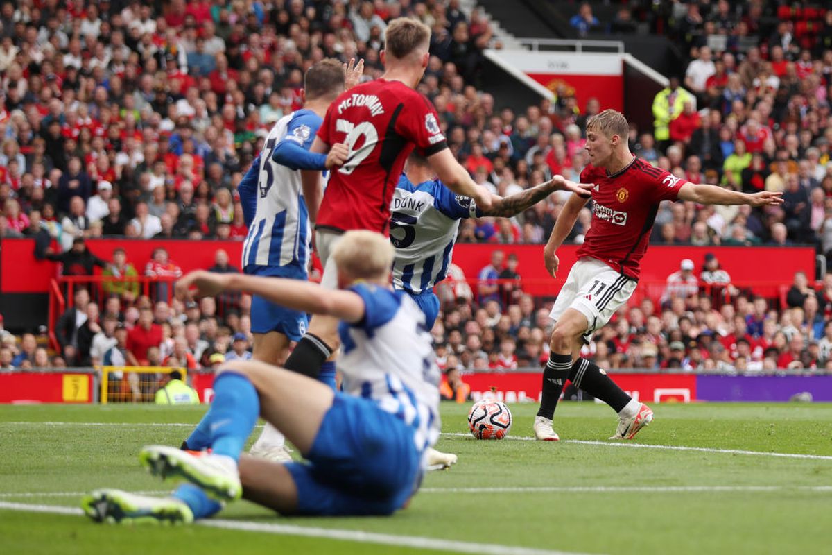 Roberto de Zerbi, recital pe „Old Trafford” » Brighton s-a distrat cu United și urcă pe podium în Premier League