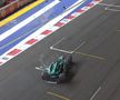 Accident înfiorător în MP de Formula 1 din Singapore » Mașina pilotată de Stroll a fost făcută praf