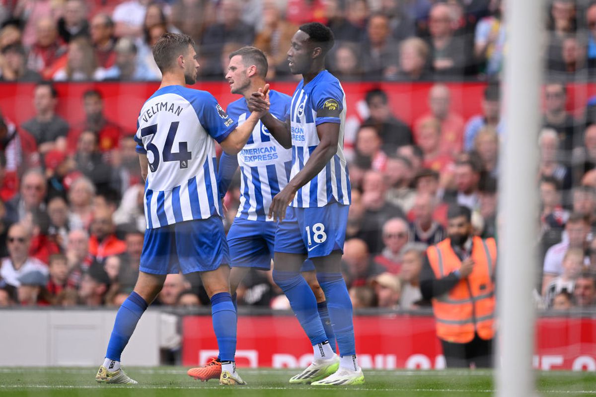 Roberto de Zerbi, recital pe „Old Trafford” » Brighton s-a distrat cu United și urcă pe podium în Premier League