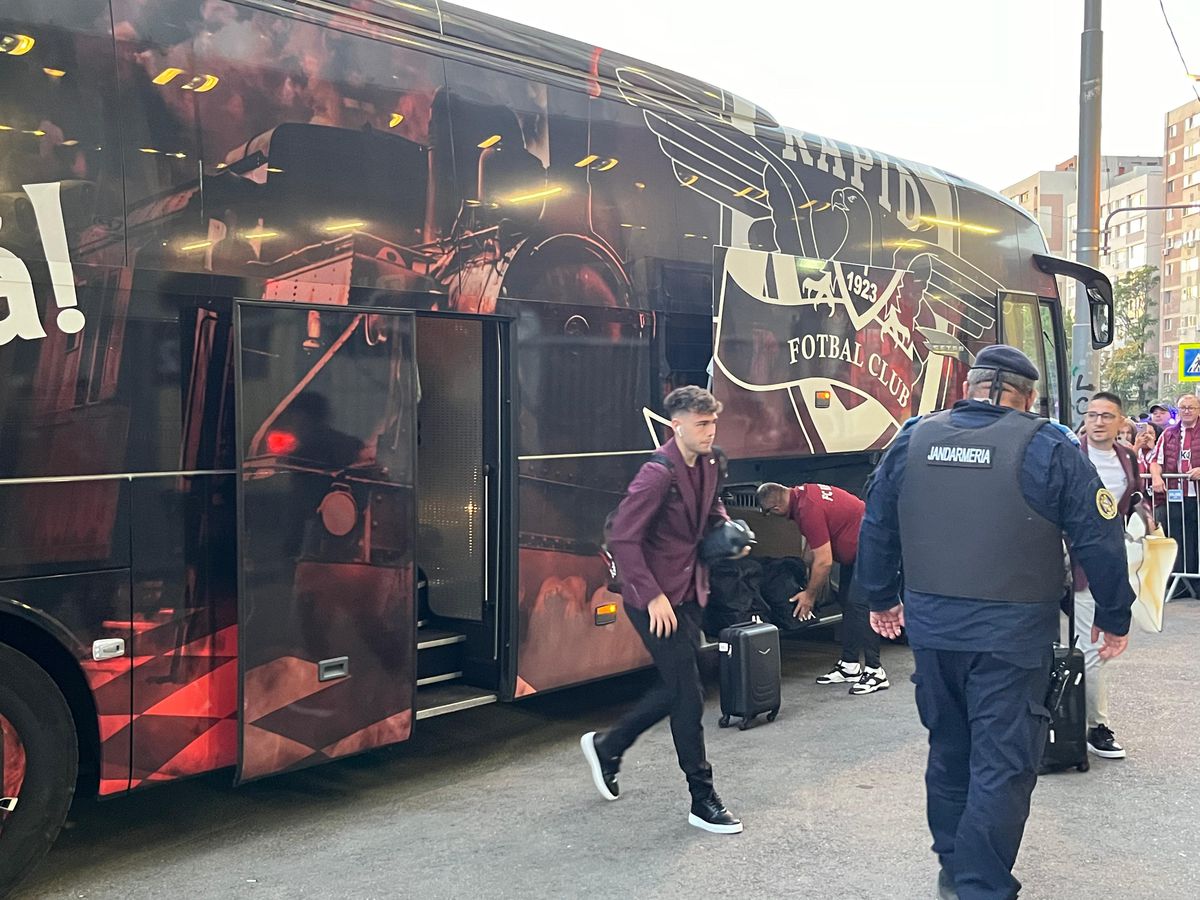 Rapid - U Cluj, poze înainte de meci