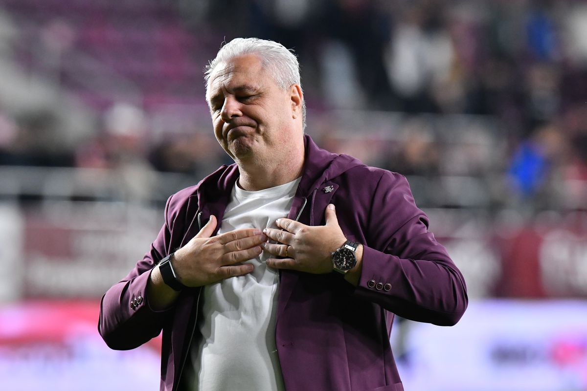 Obsesiv! Cuvântul pe care Șumudică l-a rostit de 28 de ori în 6 minute, după prima înfrângere pe banca Rapidului