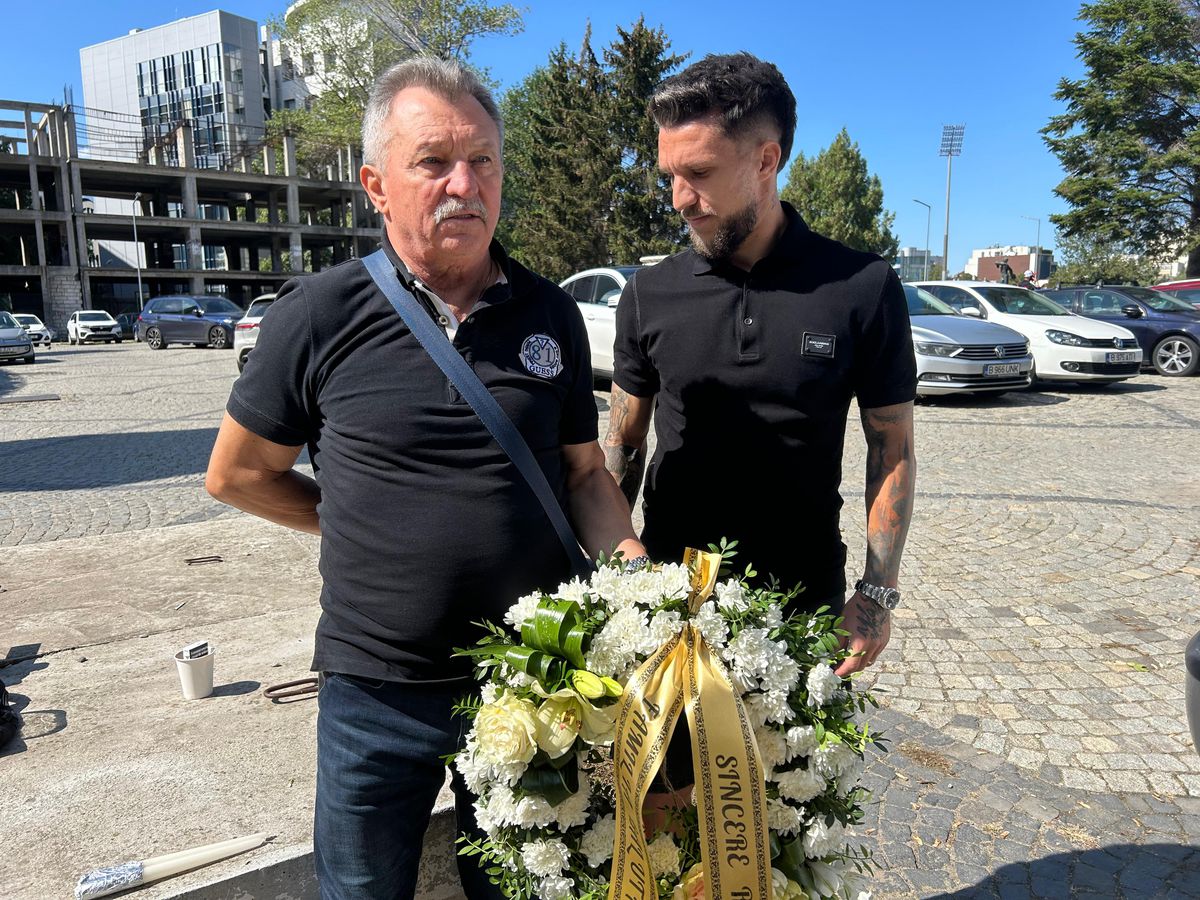 Familia Dinamo și-a luat rămas-bun de la Gigi Mulțescu și Valentin Samungi! Foștii mari sportivi au fost depuși la muzeul din Ștefan cel Mare + Momente copleșitoare cu Alexandru Băluță