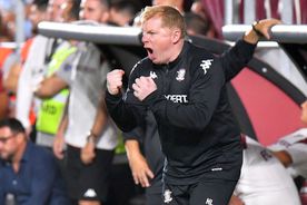 Neil Lennon nu scapă de ironiile din România: „Dacă știa că la noi e gheață și vara, nu cădea în Herăstrău!”