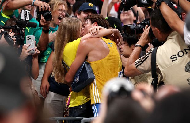 Desire e mereu acolo pentru „Mondo” Duplantis, sportivul momentului în lume » Scenă cu repetiție: sărutul de la Tokyo a devenit viral