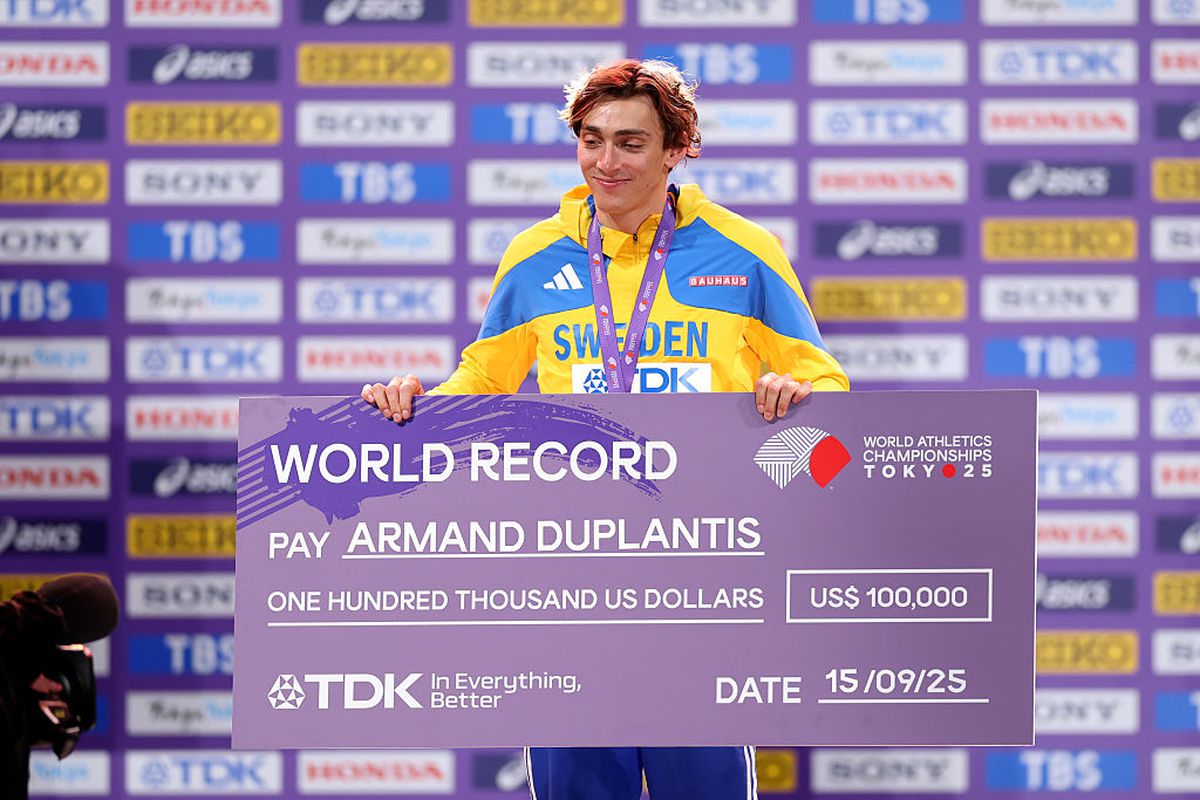 Desire e mereu acolo pentru „Mondo” Duplantis, sportivul momentului în lume » Scenă cu repetiție: sărutul de la Tokyo a devenit viral