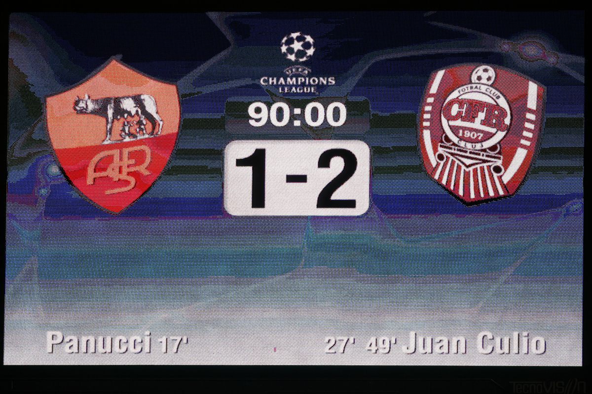 AS Roma - CFR Cluj 1-2, 16 septembrie 2008 // FOTO: Arhiva GSP