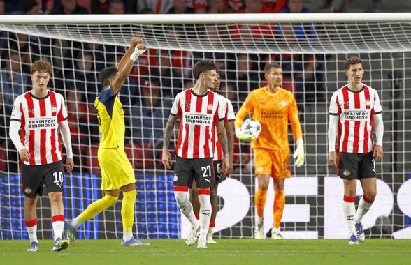 Dennis Man a debutat în Champions League într-un meci istoric! PSV, eșec drastic în prima etapă a grupelor