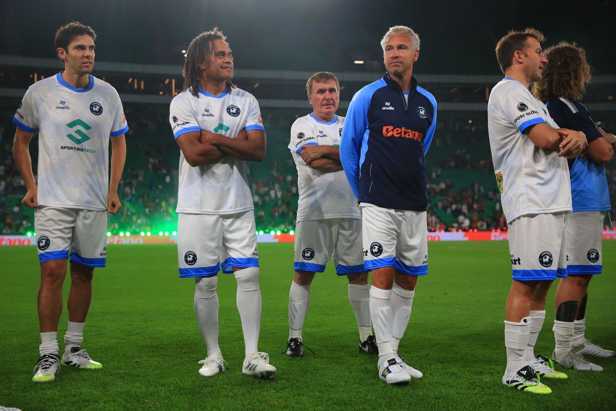 Gică Hagi la Legends Charity Game