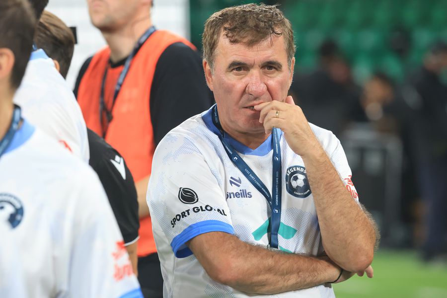 Gică Hagi la evenimentul Legends Charity Game FOTO: Ionuț Iordache (GSP) „Hagi nu-și dorește să vină la echipa națională!” » Dublul campion al României mizează pe Mircea Lucescu: „Ne vom califica la Mondial!”