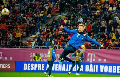 ROMÂNIA - NORVEGIA 1-1 // FOTO Ce nu s-a văzut la TV » Gest superb al lui Andrei Radu! A intrat pe teren și le-a făcut pe plac copiilor din tribune :D