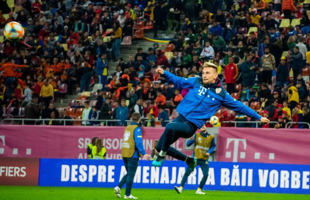 ROMÂNIA - NORVEGIA 1-1 // FOTO Ce nu s-a văzut la TV » Gest superb al lui Andrei Radu! A intrat pe teren și le-a făcut pe plac copiilor din tribune :D