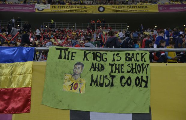 ROMÂNIA - NORVEGIA 1-1 // GALERIE FOTO Cel mai simpatic mesaj afișat de copii pe Arena Națională