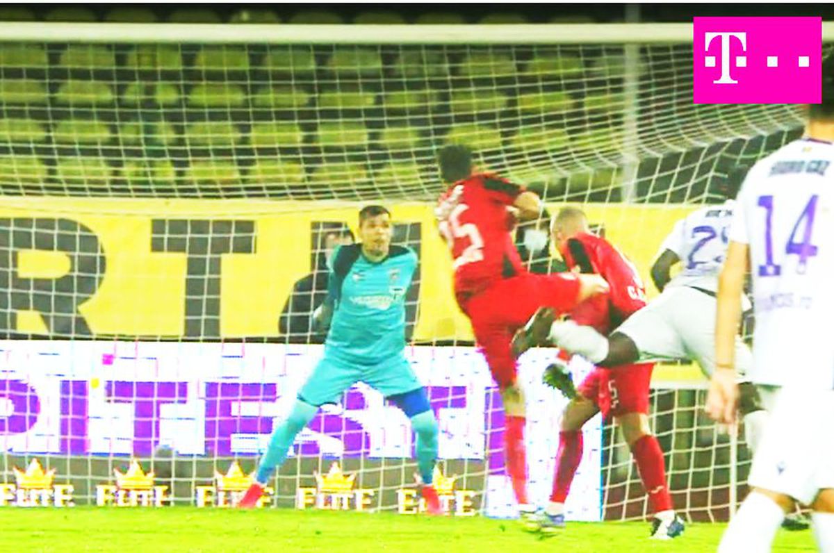 FC Argeș - Astra, penalty Malele - Găman