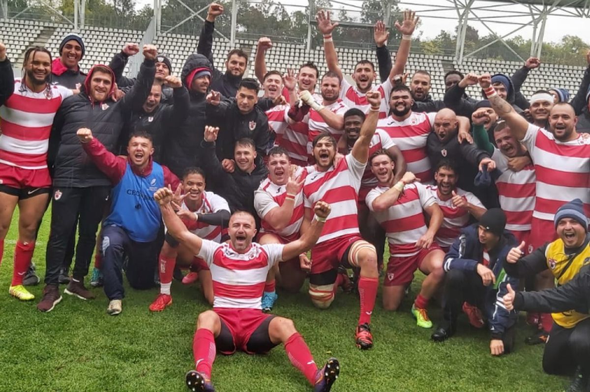 Dinamo a câștigat finala mică a SuperLigii de rugby! Scor întors în repriza a doua + Imagini spectaculoase cu bucuria „bulldogilor”