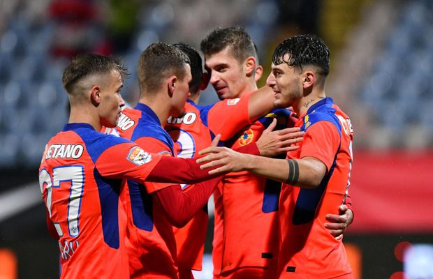 FCSB - CS Mioveni 3-0 » Victorie MARE pentru FCSB, într-un meci în care a avut doar două rezerve » Keșeru, MVP la Buzău